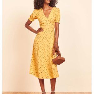 ⚡New!! Reformation Bee Midi Dress - Cherry